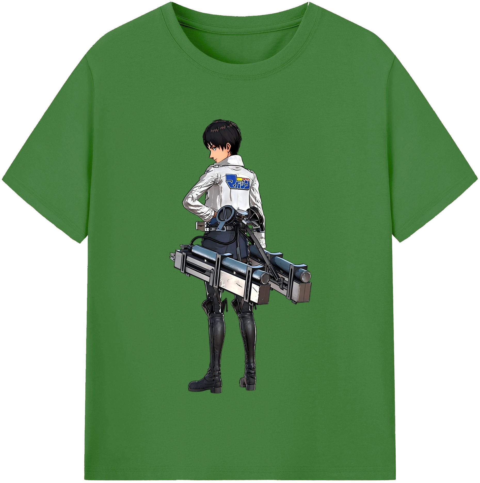 （画像用） 進撃の巨人 エレン･イェーガー Attack on Titan Eren Jäger レディースカジュアルプリントTシャツ（綿100％）